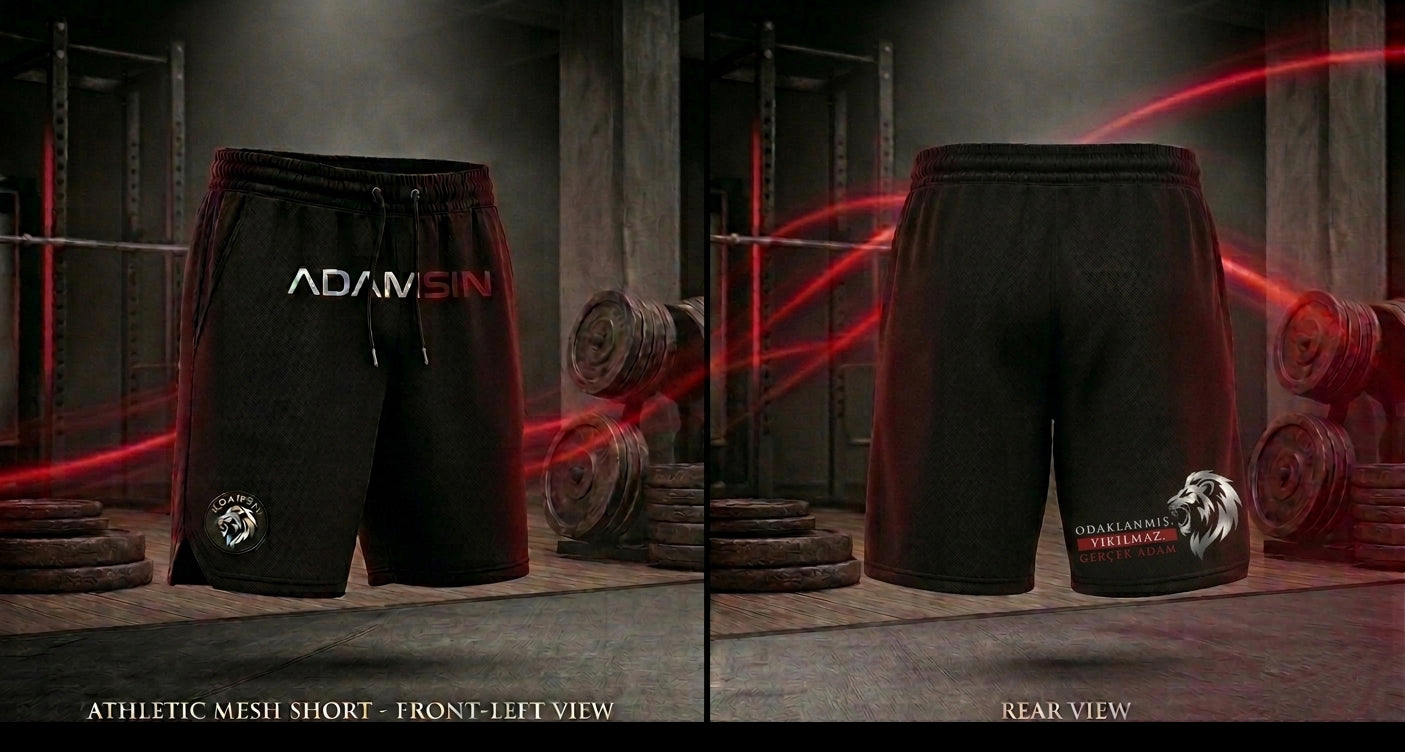 "COMING SOON" ADAMSIN Athletic Mesh Shorts